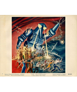 1957s THE MYSTERIANS amok giant robot mass attack color 8x10 lobby card ... - $7.99