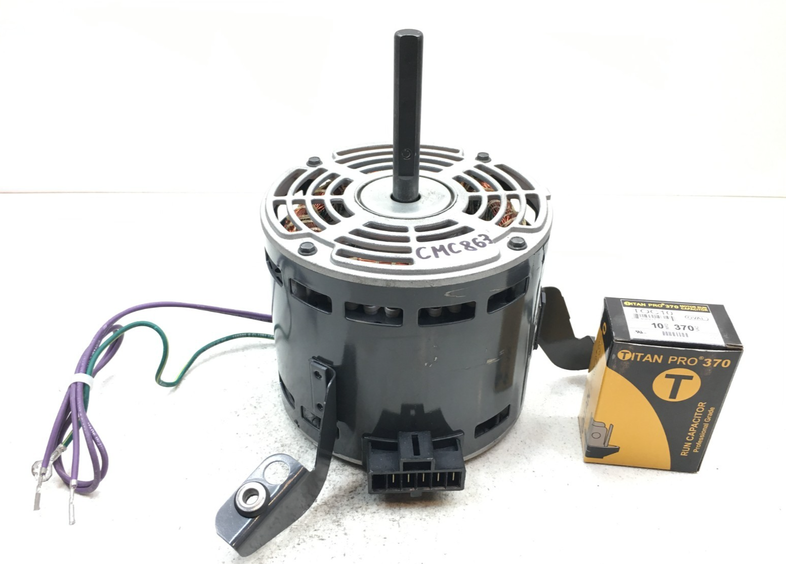EMERSON K55HXLCF-3609 Blower Motor 1/2HP 208/230V 1075RPM 13H3801 used #... - $155.00