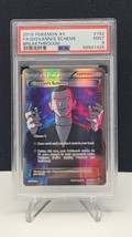 2015 Pokemon Giovanni&#39;s Scheme #162/162 XY Breakthrough Full Art PSA 9 - $108.89