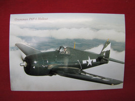 Vintage Grumman F6F-5 Hellcat Plane Postcard #87 - £15.49 GBP