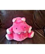 Hot Pink Hippo Hand Puppet Pretend Play Golf Club Cover Art&#39;s Toy Vintage - $24.33 CAD