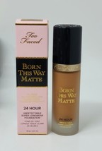 New Authentic Too Faced Born This Way Matte 24 Hour Foundation 1 oz Mocha - £30.75 GBP
