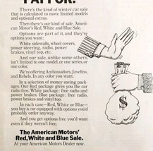 1969 American Motors Red White And Blue Sale Advertisement Automobilia HM2H - £15.13 GBP