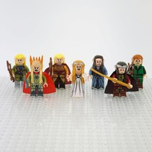 The Lord of the Rings Elves Thranduil Galadriel Elrond Haldir 7pcs Minifigures - £13.14 GBP