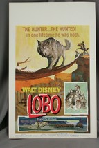 Vintage Movie Walt Disney The Legend of LOBO Rex Allen Litho Lobby Poste... - £38.87 GBP