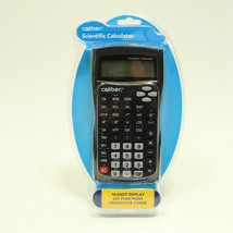 Caliber Scientific Calculator 10-Digit Display 229 Functions Protective Cover - £4.46 GBP