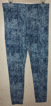 NWT WOMENS MODERN LUX DENIM LOOK KNIT LEGGINGS / SKINNY PANTS  SIZE XS - £18.64 GBP