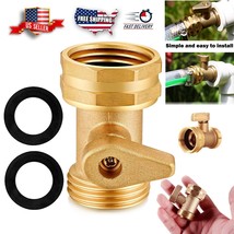 Garden Hose 3/4” Shut-Off Valve, Heavy Duty Solid Brass Connector - €12,22 EUR
