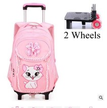 kids School backpack On wheels Children School Rolling backpacks bag for... - £75.50 GBP
