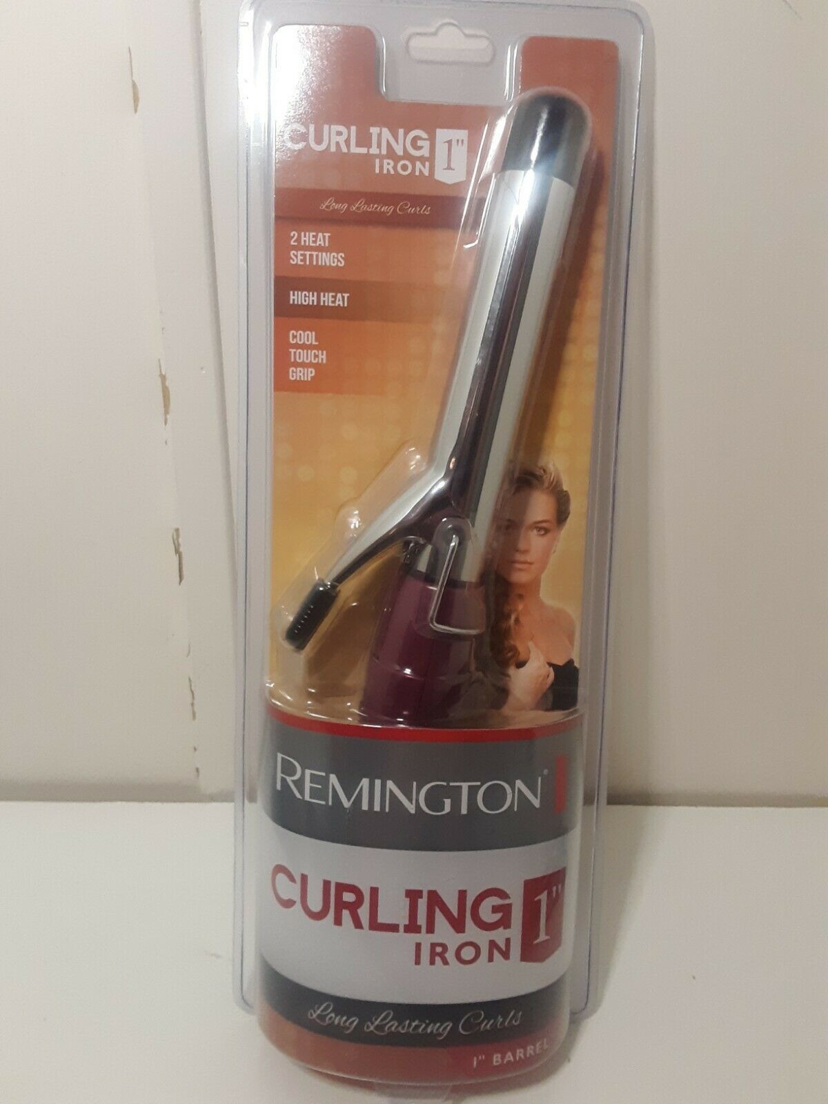 Remington 1 Inch Curling Iron with Two Heat Settings and Cool Touch Grip NEW - £7.78 GBP