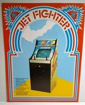 Jet Fighter Arcade FLYER Original Video Game Retro Vintage Art Promo 1975   - $38.95
