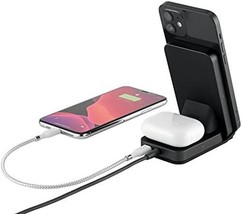 Ubio Labs 2 in 1 Wireless Charging Stand for Qi Enabled Phones Earbuds Hi Speed - £19.74 GBP