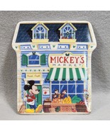 Mickey&#39;s Market Plate #45B Mickey&#39;s Village 1st Issue Disney Bradford Ex... - $266.51 MXN