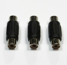 3 Pack Female to Female RCA Coupler Adapter Connector - $5.84