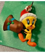 Tweety Bird Bell Mini Ornament Looney Tunes Warner Bros. 1999 Trevco New - £7.46 GBP