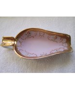 Arnart porcelain ashtray, gold decor, Beehive mark, mostly pink, applied... - $25.00