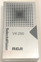 RCA Selectavision Blank VHS Tape T-120 Sealed New Old Stock VK 250 - £12.65 GBP