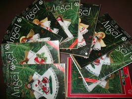  Angel Clothes Pin Ornaments Counted Cross Stitch Kits ~ Designs For The Needle - £4.77 GBP