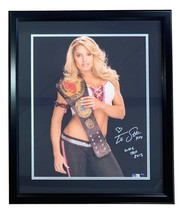Trish Stratus Signed Framed 16x20 WWE Canvas WWE HOF 2013 Inscribed BAS - $242.49