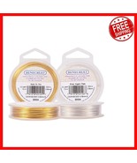 20-Gauge Tarnish Resistant Silver &amp; Gold Wire - 2 Rolls, 66-Feet Total - $38.55 CAD