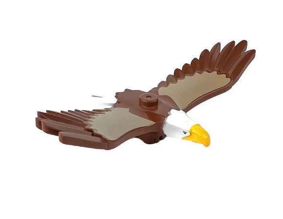 Single Sale American Bald Eagle Animal Cartoon  Bird Minifigure Block Toys - $2.00