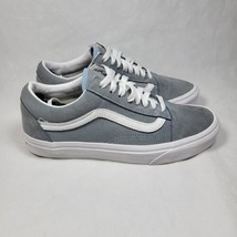 Vans Old Skool Gray White Suede Men&#39;s 7 /Women&#39;s Size 8.5 Scotchgard Old Skool - £28.03 GBP