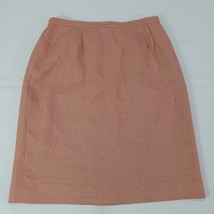 Kasper Women's Coral Rear Zipper & Slit Pull-On Skirt Size 14P Waist 32" image 8