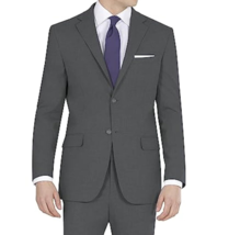 DKNY Mens Modern Fit High Performance Separates Business Suit Jacket 44 Charcoal - £55.38 GBP