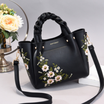 Eco-Friendly Leather Cute Tote Bag, Biodegradable, Reusable Women Crossb... - $49.00