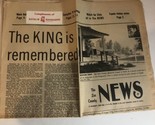 Elvis Presley Newspaper Tupelo August 17, 1979 Vintage The King Remembered - $22.76