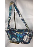Vera Bradley Mod blue Floral Maggie Shoulder Bag - $282.25 MXN