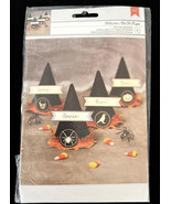 8 Halloween Witches Hats Place Cards Assembly Kit American Crafts New - $184.69 MXN