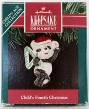 Childs fourth christmas hallmark keepsake christmas ornament 1991 - £12.15 GBP