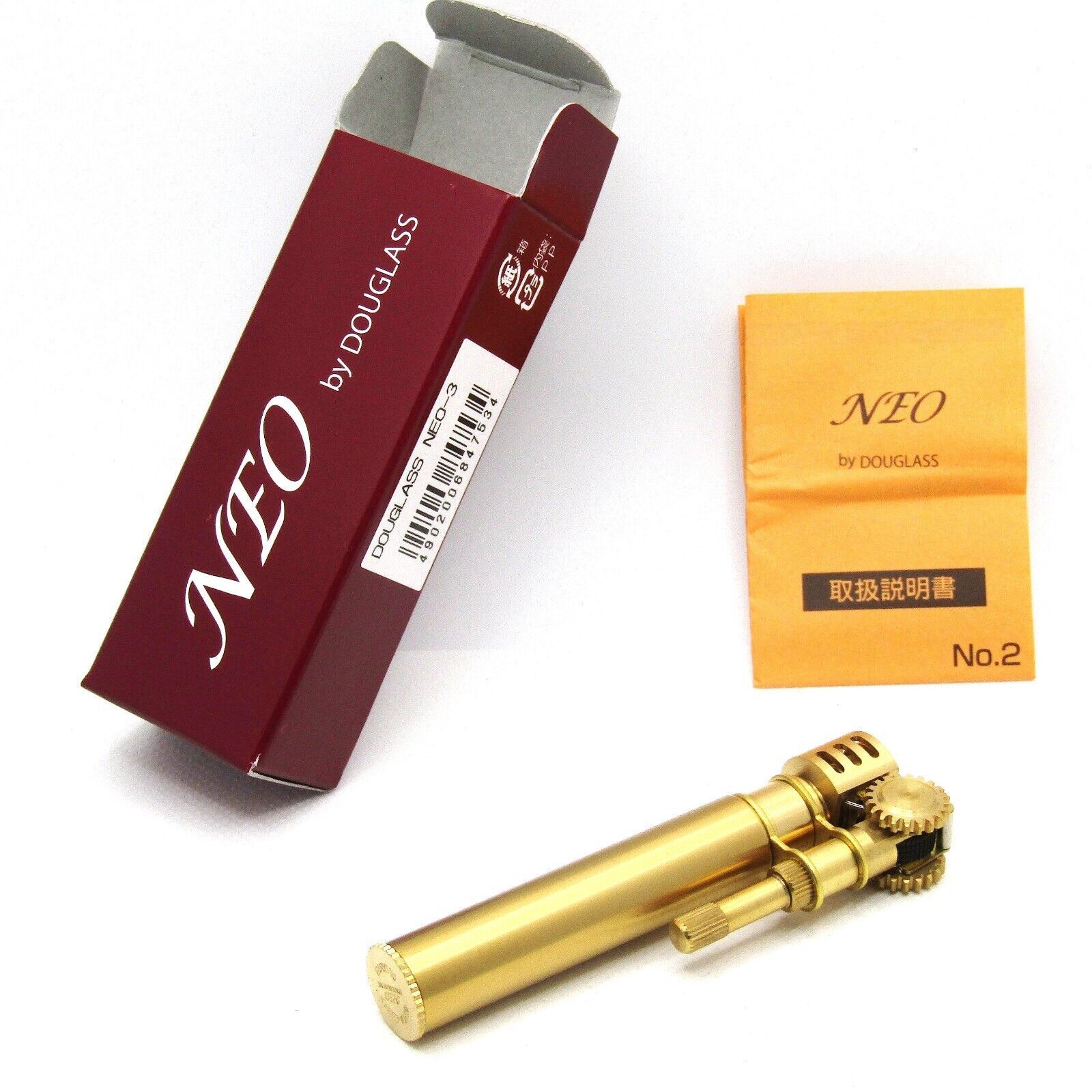 Douglass Neo-3 Solid Brass Oil Lighter MIB - $51.87