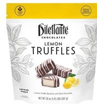 DILETTANTE CHOCOLATES LEMON TRUFFLE 20 OZ GOURMENT INDIVIDUALLY WRAPPED ... - $36.62