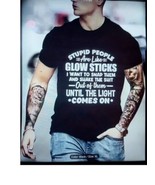 Custom Made stupid people are like glow sticks Unisex Tee-shirts - $22.97 CAD