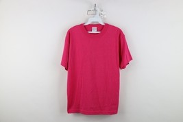 Vintage 90s Streetwear Womens Small Faded Blank Short Sleeve T-Shirt Pin... - $39.55