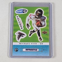Michael Vick Card Falcons Football QB #PU-2 2004 NFL Upper Deck Power Up - $8.98