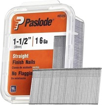 2 Pack Paslode Finishing Nails 650283 Straight 1 1/2&quot; 16 Gauge, 2,000 per Box - £29.80 GBP