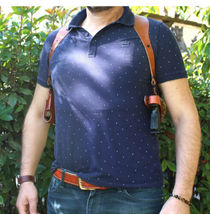Fits Springfield XDS 3.3”BBL 9MM/40SW/45ACP Leather Shoulder Holster Single 1419 image 3