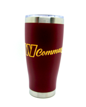 Washington Commanders NFL 20 oz Color Logo Stainless Steel Hot Cold Tumbler - £22.15 GBP