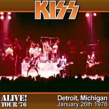 Kiss - Cobo Hall Detroit January 26th 1976 DVD - Night Two - £13.29 GBP