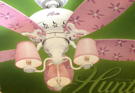 Ceiling Fan Hunter Dreamland Pink  44&quot; Girls Kids Collection Butterfly /... - £138.86 GBP