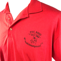 MAC Band Silver Anniversary Vtg Polo Shirt L/XL Missouri Mineral Area College - £22.64 GBP