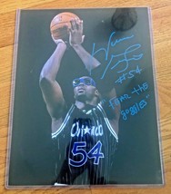 HORACE GRANT SIGNED AUTO 11x14  PHOTO CHICAGO BULLS Picture FEAR THE GOO... - £79.37 GBP