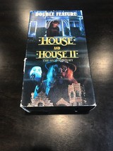 House And House 2 Full Length Vhs Movies Two Tape Set 80&#39;S Horror - £33.35 GBP