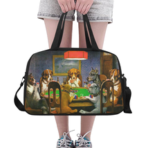 Dogs Playing Poker Tote and Cross Body Travel Bag - £39.28 GBP