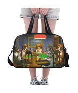 Dogs Playing Poker Tote and Cross Body Travel Bag - $66.55 CAD