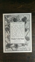 Vintage 1909 Packers Tar Soap Original Ad - 721 - $6.64