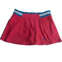 wilson bright pink blue Athletic tennis skort skirt Size M - £15.63 GBP